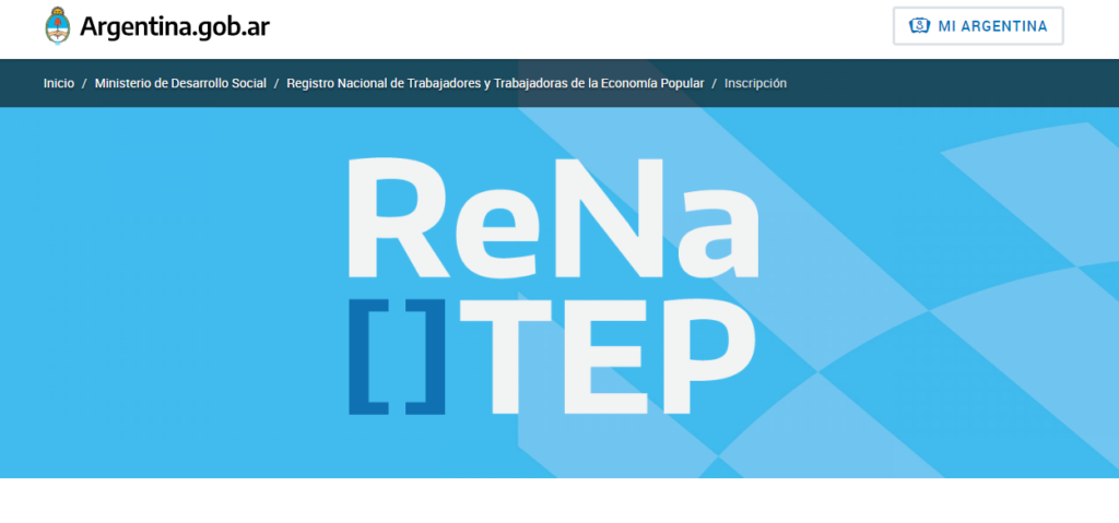 sitio web de renatep